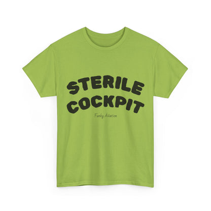 Sterile Cockpit Graphic Tee — Funny Aviation Pilot T-Shirt