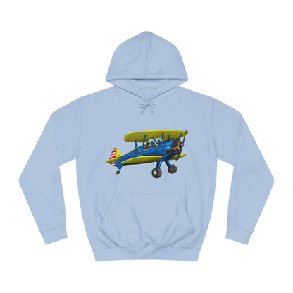 Boeing Stearman Unisex College Hoodie - Funky Aviation