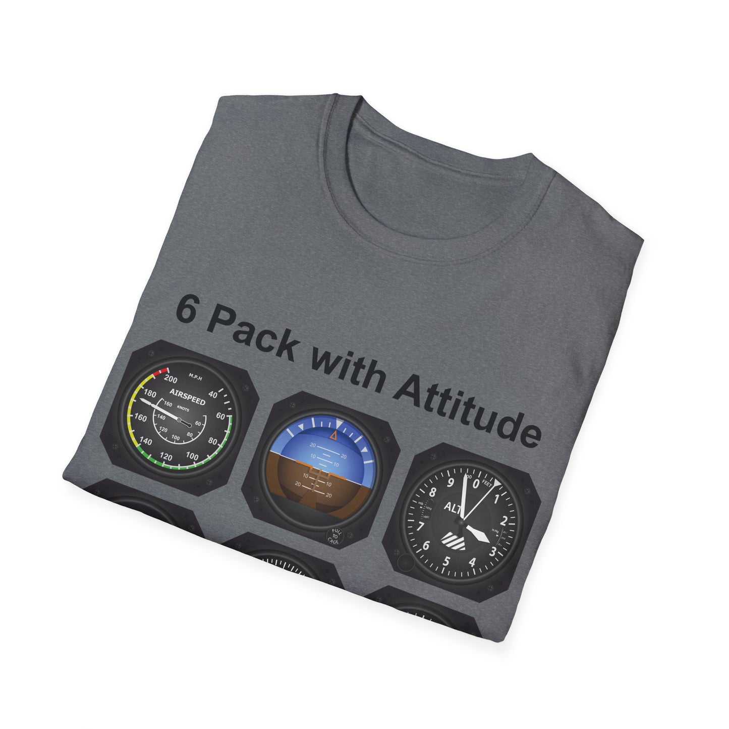 Aviator 6 Pack Unisex T-Shirt - Attitude Collection