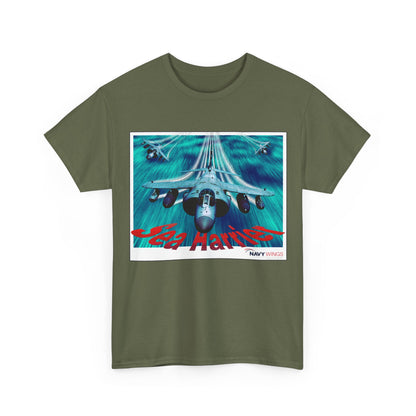 Harrier Jump Jet Vintage Navy Airplane T-Shirt — Retro Military Aviation Tee