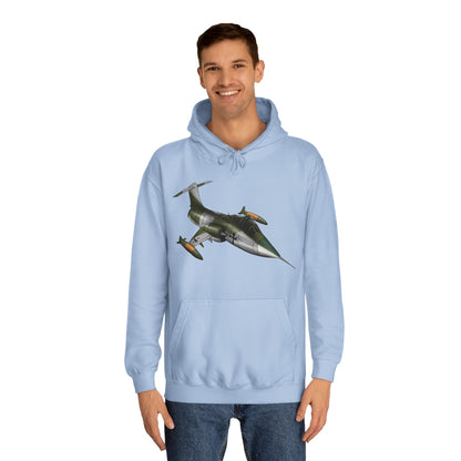 Starfighter Aircraft Design Unisex College Hoodie - Funky Aviation