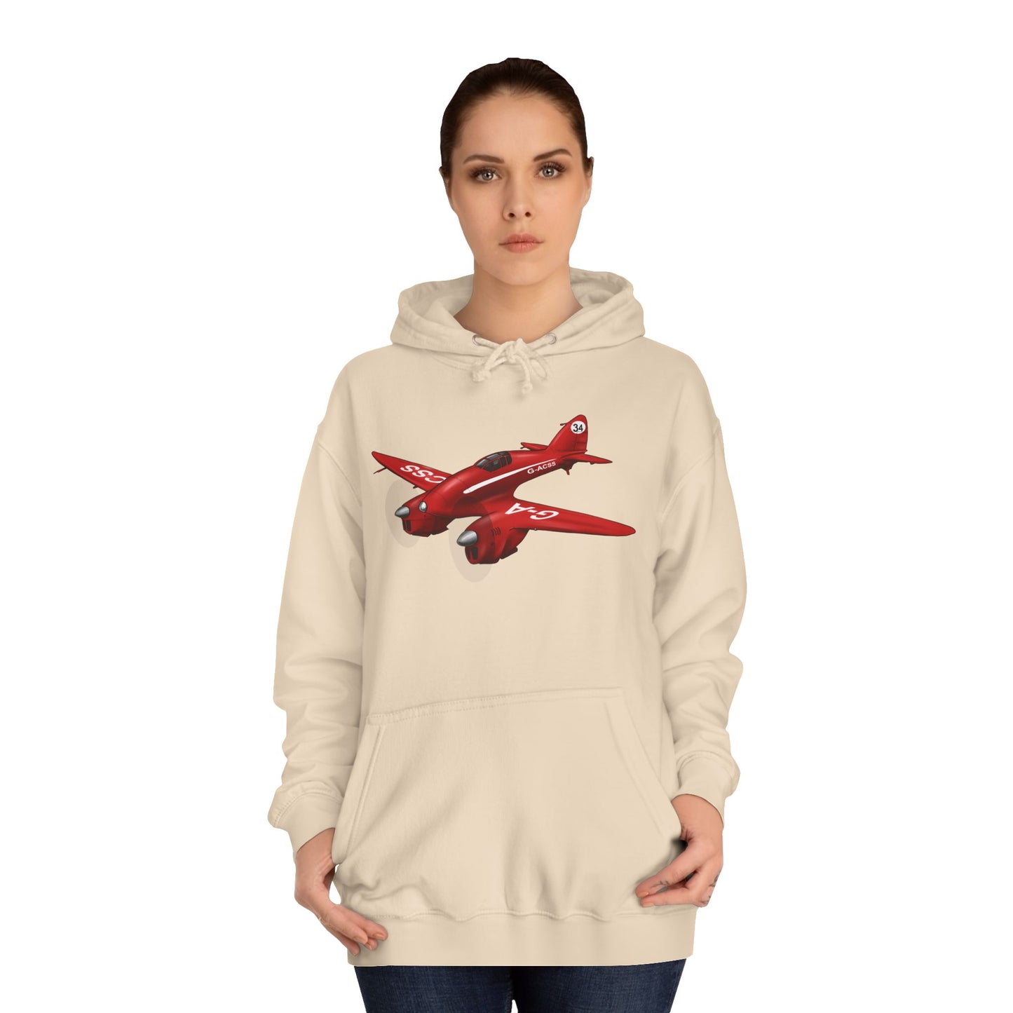 Historic Comet Racer  - Historic Aircraft Hoodie