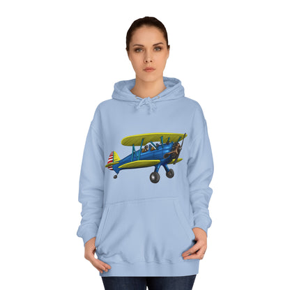 Boeing Stearman Unisex College Hoodie - Funky Aviation