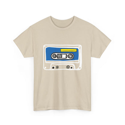Retro Cassette Tape Graphic T-Shirt — 80s Music Vintage Tee