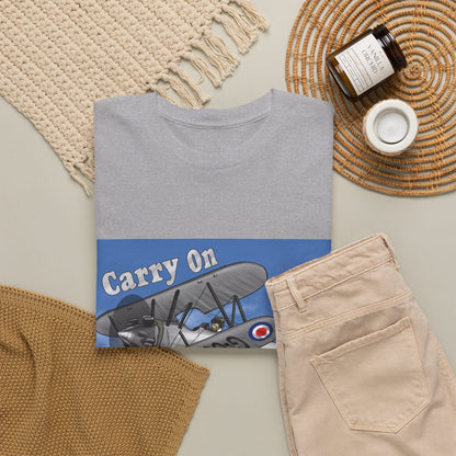 Carry On Flying Vintage Airplane T-Shirt