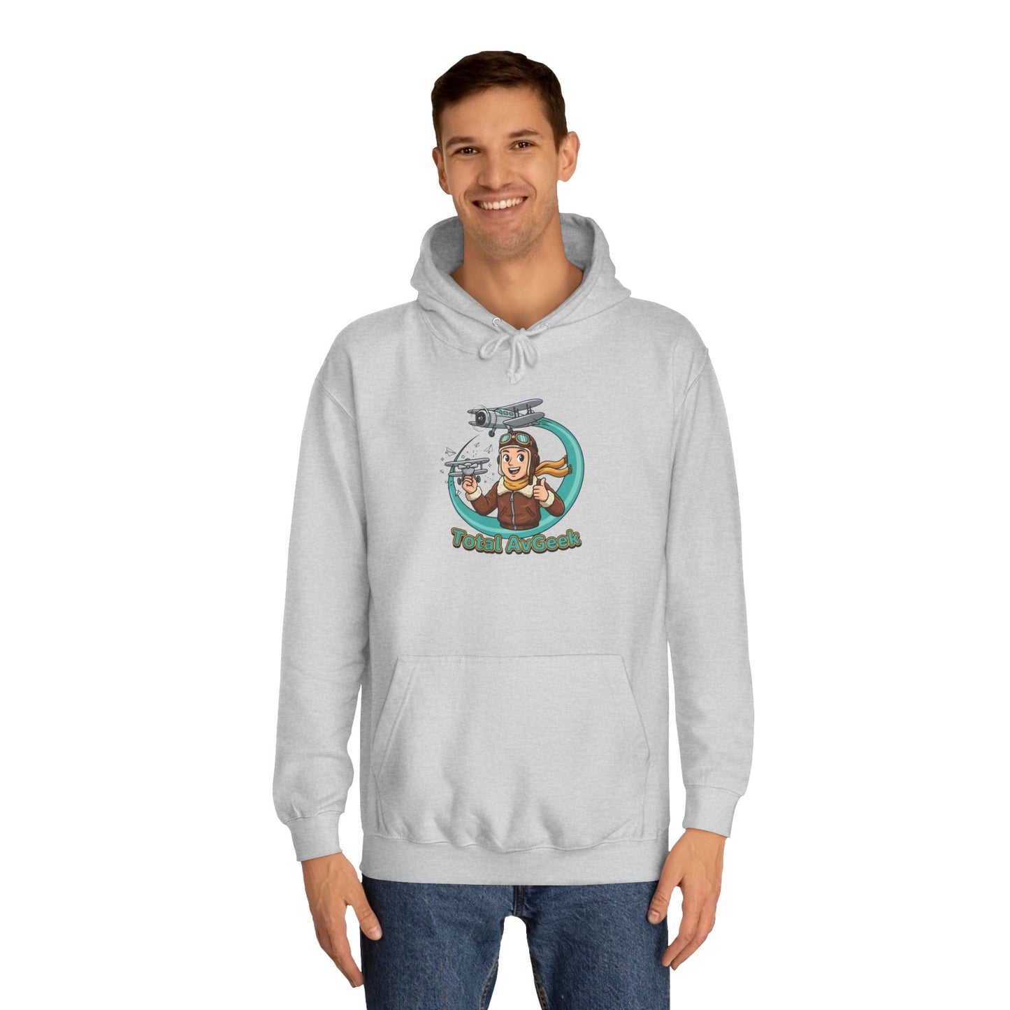 Total AvGeek Aircraft design Hoodie – Retro Aviator Design