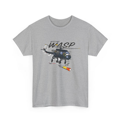 Wasp Attack Helicopter Tee — Military Aviation Graphic T-Shirt