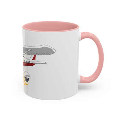 Coffee Mug - Cartoon Cessna Aircraft with LAC Logo