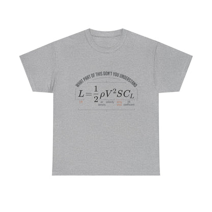 Physics Formula T-Shirt – “What Part of This Don’t You Understand?” Tee