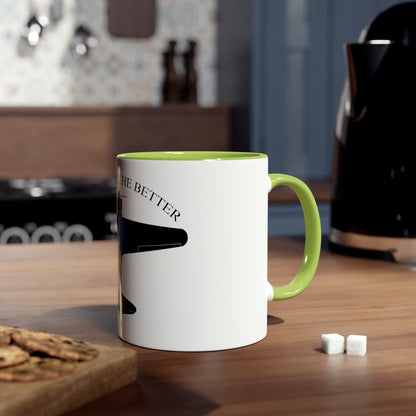 The Older the Better Two-Tone Coffee Mugs, 11oz - Funky Aviation