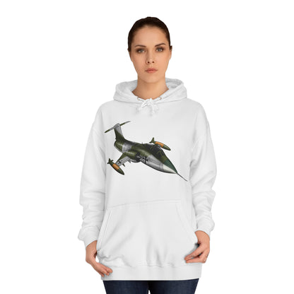 Starfighter Aircraft Design Unisex College Hoodie - Funky Aviation