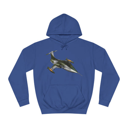 Starfighter Aircraft Design Unisex College Hoodie - Funky Aviation