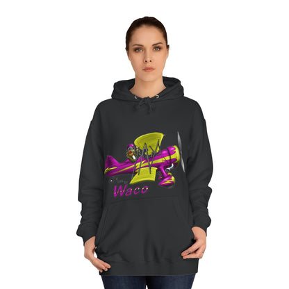 Waco Retro Aircraft Unisex College Hoodie - Funky Aviation