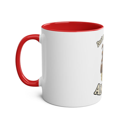 Bulldog Pilot Two-Tone Coffee Mugs, 11oz - Funky Aviation