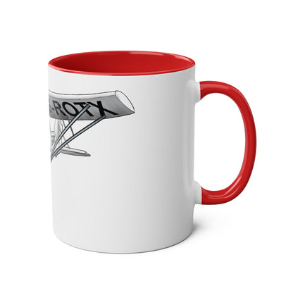 Rotax Cartoon Ikarus C42 Microlight 11oz Coffee Mug