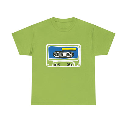 Retro Cassette Tape Graphic T-Shirt — 80s Music Vintage Tee