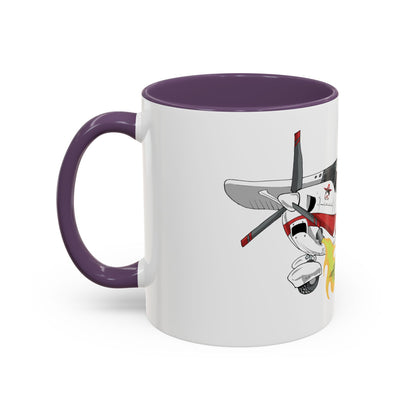 Coffee Mug - Cartoon Cessna Aircraft with LAC Logo