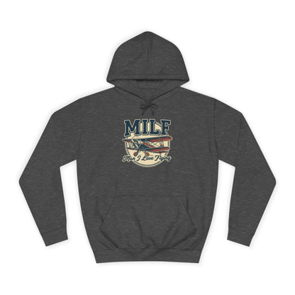 MILF Retro Flag Hoodie – Vintage Americana College Style