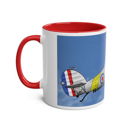 Vintage Nimrod Two-Tone Coffee Mugs, 11oz - Funky Aviation