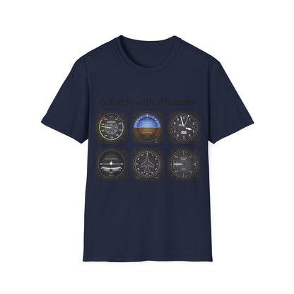 Aviator 6 Pack Unisex T-Shirt - Attitude Collection