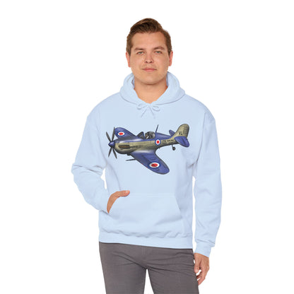 Seafire Spitfire design Unisex Heavy Blend™ Hooded Sweatshirt - Funky Aviation