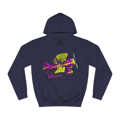 Waco Retro Aircraft Unisex College Hoodie - Funky Aviation