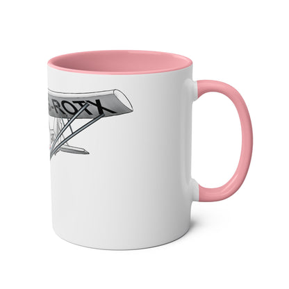 Rotax Cartoon Ikarus C42 Microlight 11oz Coffee Mug