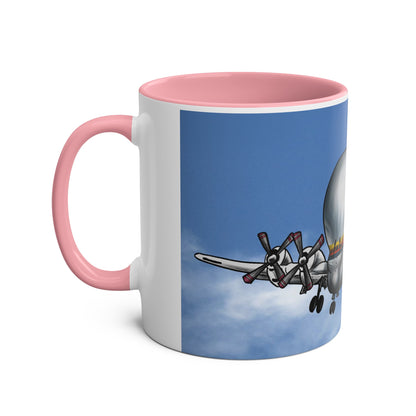 Guppy Aircraft Retro Two-Tone Coffee Mugs, 11oz - Funky Aviation