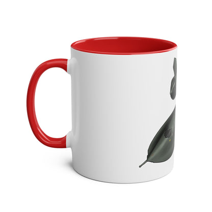 SR71 Blackbird USAF Two-Tone Coffee Mugs, 11oz - Funky Aviation