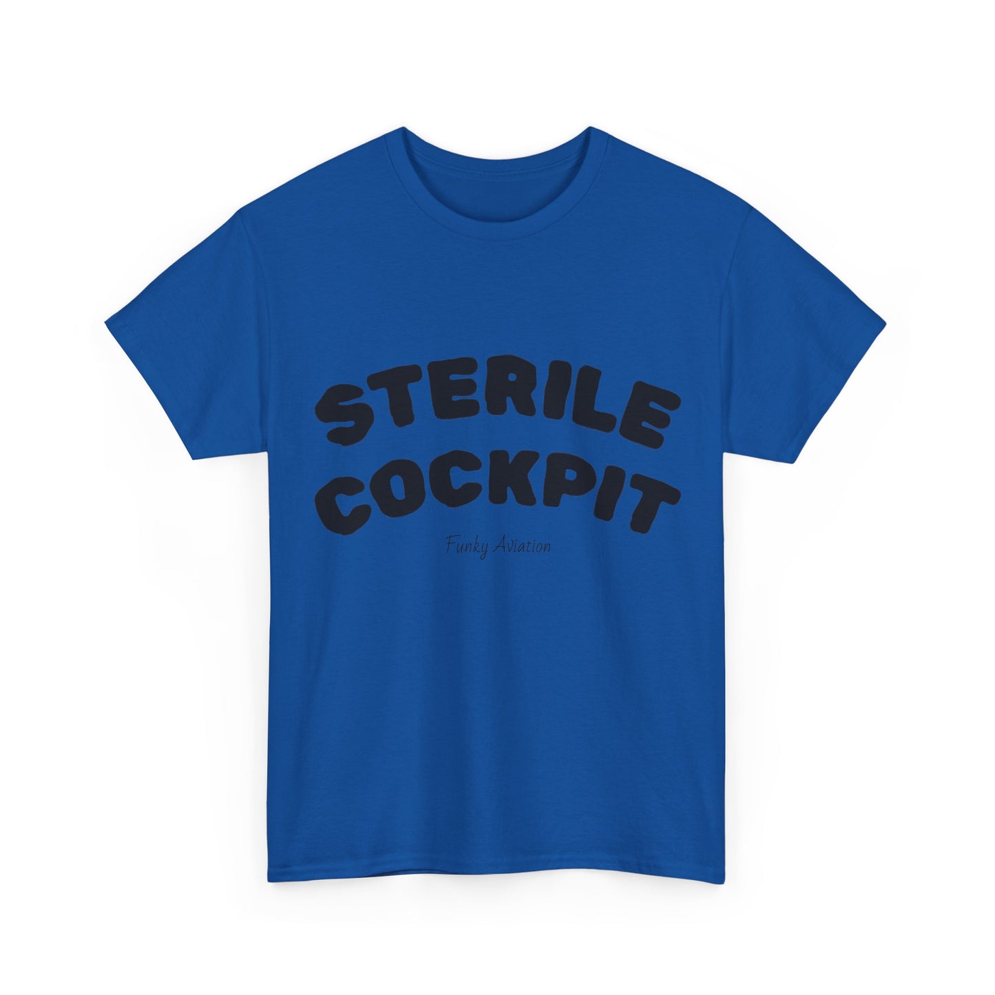 Sterile Cockpit Graphic Tee — Funny Aviation Pilot T-Shirt