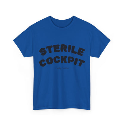 Sterile Cockpit Graphic Tee — Funny Aviation Pilot T-Shirt