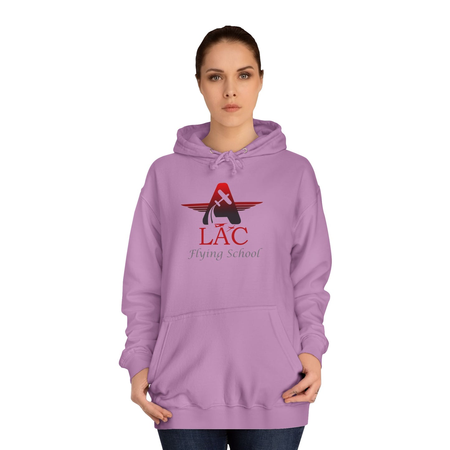 College Hoodie - LAC Flying School Logo