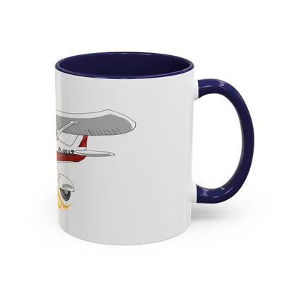 Coffee Mug - Cartoon Cessna Aircraft with LAC Logo