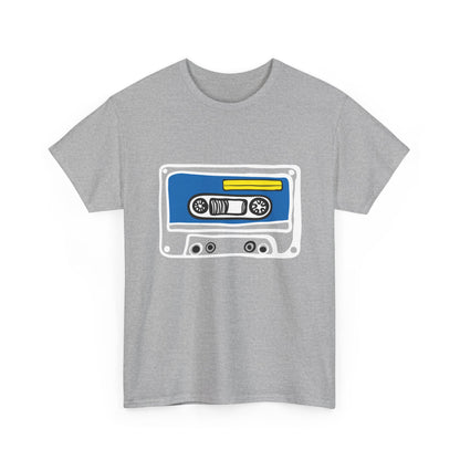 Retro Cassette Tape Graphic T-Shirt — 80s Music Vintage Tee