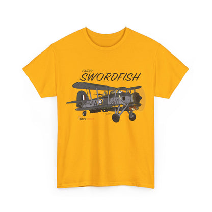 Swordfish Vintage Biplane T-Shirt — WWII Aircraft Aviation Tee