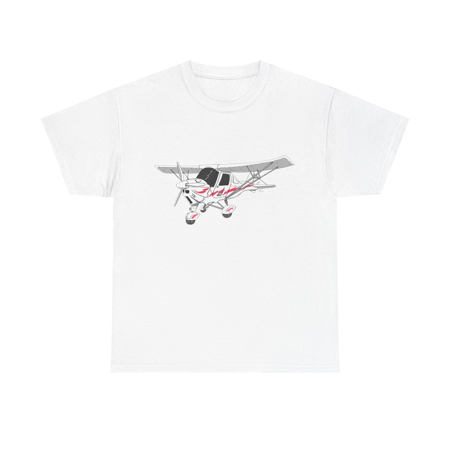 C42 Microlight Unisex Tee with Red Decals