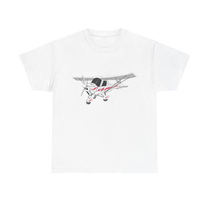 C42 Microlight Unisex Tee with Red Decals