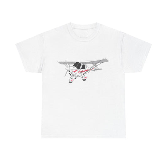 C42 Microlight Unisex Tee with Red Decals