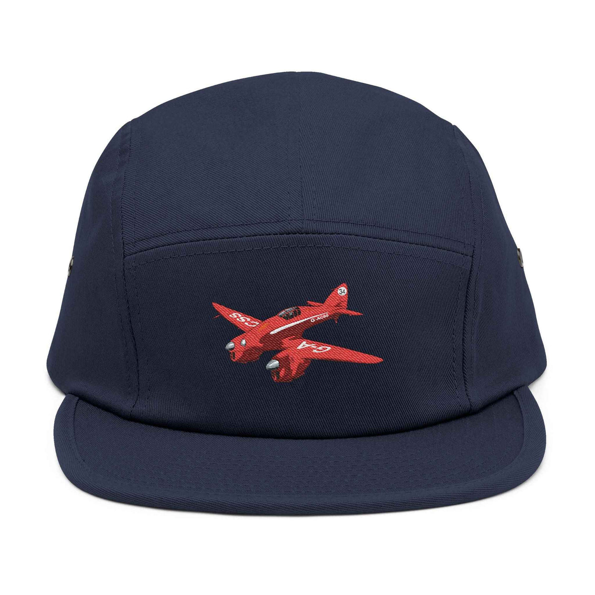 Vintage Comet Racer 5-Panel Cap — Embroidered Racing Logo