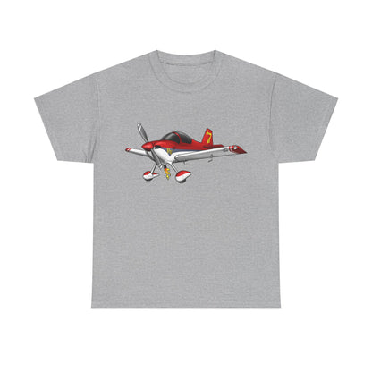 RV7 — Red Graphic Tee for Pilots