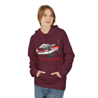 Fleece Hoodie - Alaskan Bush Pilot Super Cub Design
