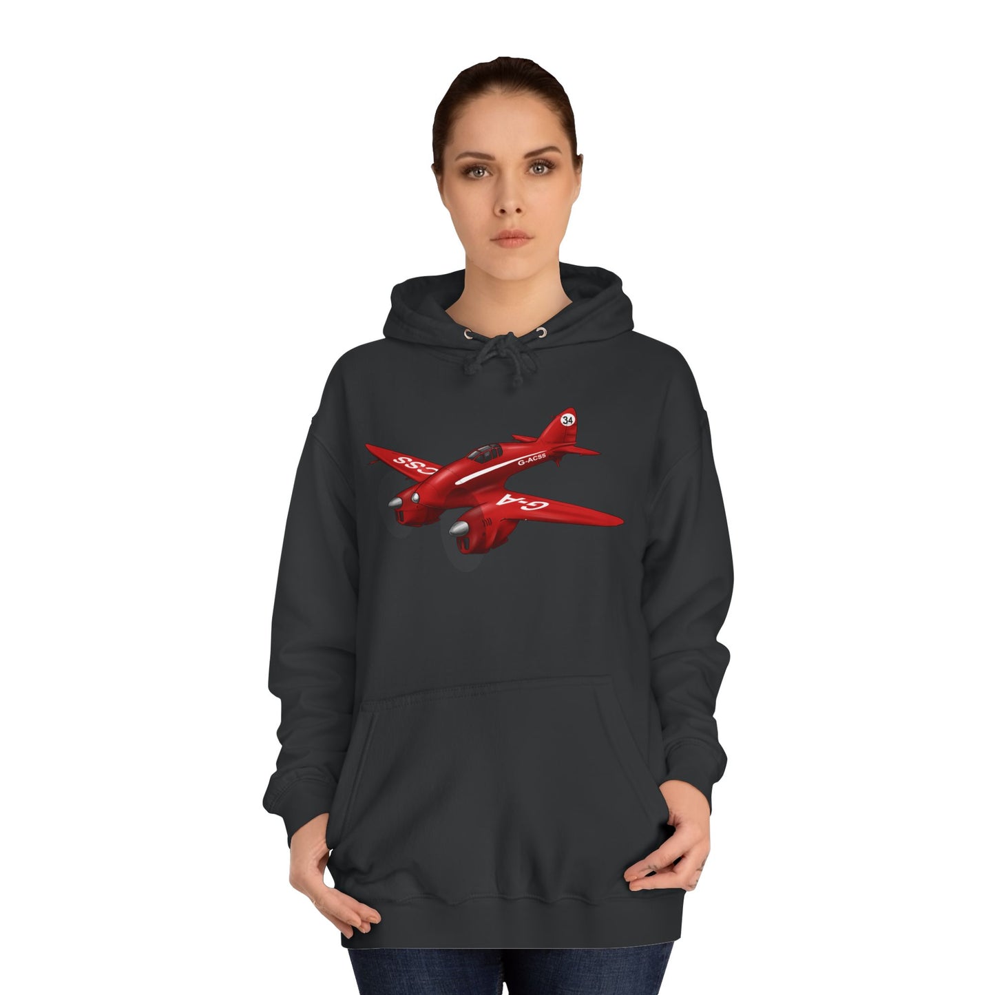 Historic Comet Racer  - Historic Aircraft Hoodie