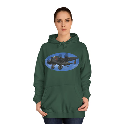 Vintage Lancaster Bomber Hoodie - Aviation Graphic Pullover