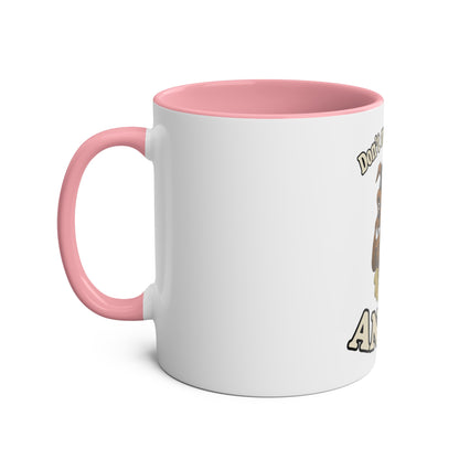 Bulldog Pilot Two-Tone Coffee Mugs, 11oz - Funky Aviation
