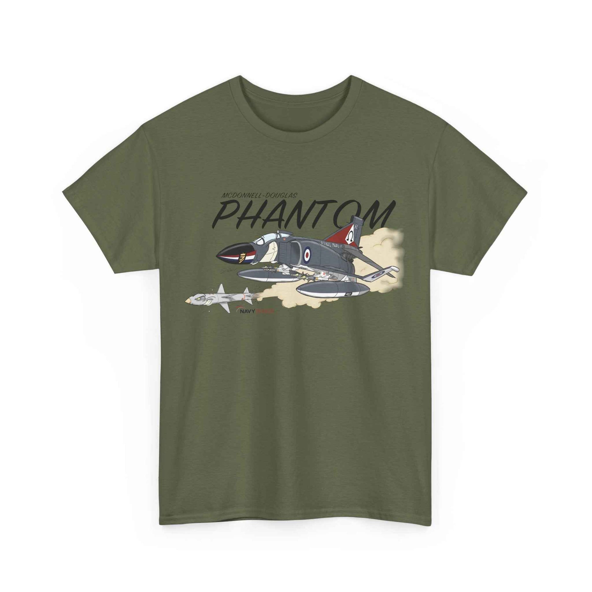 Phantom Jet T-Shirt — Vintage Military Fighter Graphic Tee