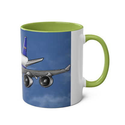 BOAC Boeing 747 Two-Tone Coffee Mugs, 11oz - Funky Aviation