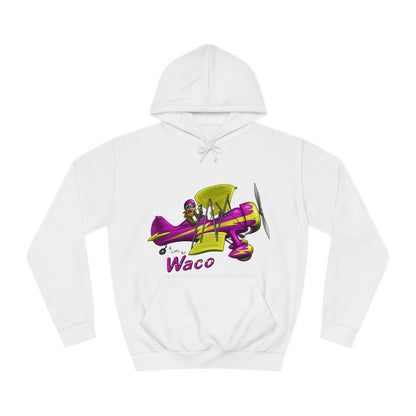 Waco Retro Aircraft Unisex College Hoodie - Funky Aviation