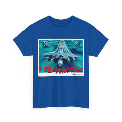 Harrier Jump Jet Vintage Navy Airplane T-Shirt — Retro Military Aviation Tee