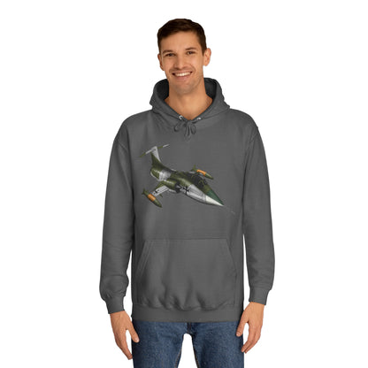 Starfighter Aircraft Design Unisex College Hoodie - Funky Aviation