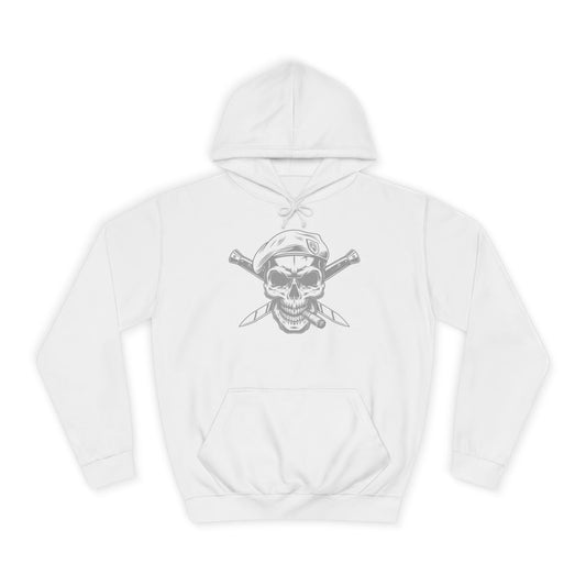 Combat Skull Cigar Design - Hoodie
